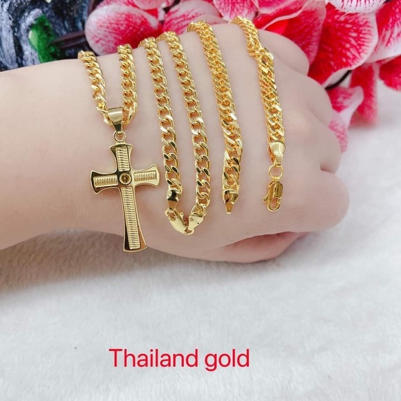🌸⚜️THAILAND GOLD MENS SET⚜️🌸
📌 ThaiLand Gold
📎 2 in 1 set - Picture 5 of 10